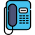 Icône d'un telephone fixe